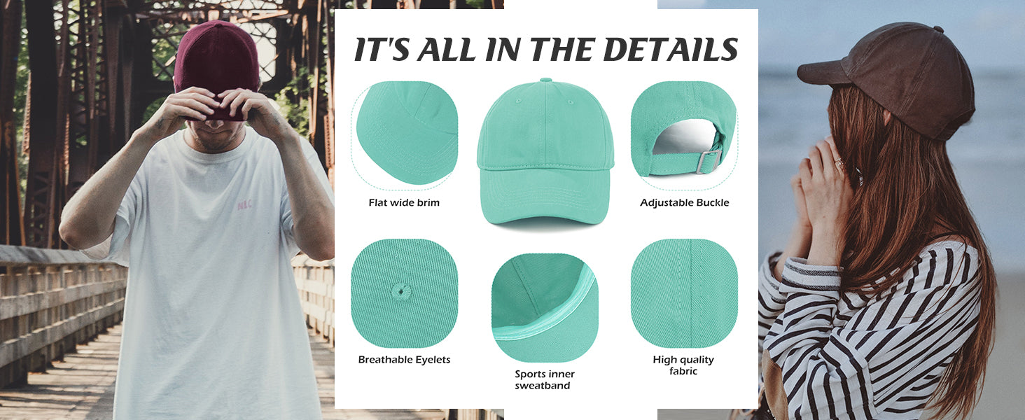 Purple Baseball Cap American Trends for Men Adjustable Golf Tennis Hat