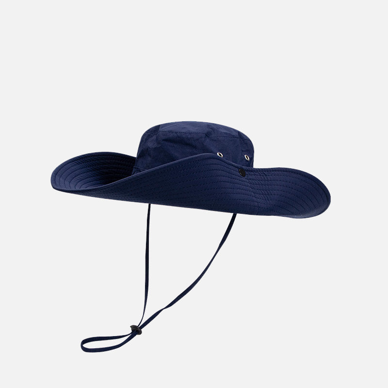 Breathable Bucket Hat with String – Drawstring Mountain Hat for Hiking & Outdoor, Unisex Sun Protection Cap