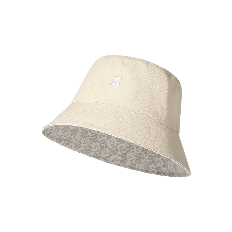Cotton Bucket Hat | 100% Cotton Reversible Sun Hat with Panda Print for Men and Women