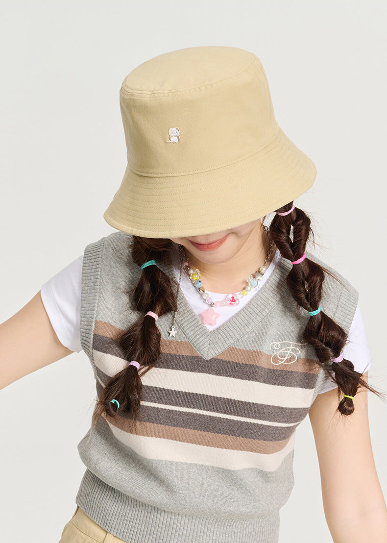 Cotton Bucket Hat | 100% Cotton Reversible Sun Hat with Panda Print for Men and Women