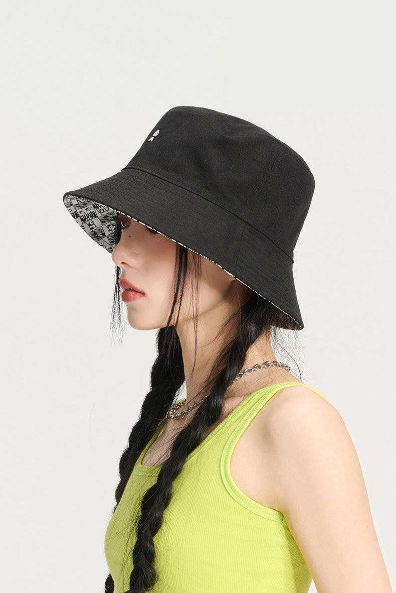 Cotton Bucket Hat | 100% Cotton Reversible Sun Hat with Panda Print for Men and Women