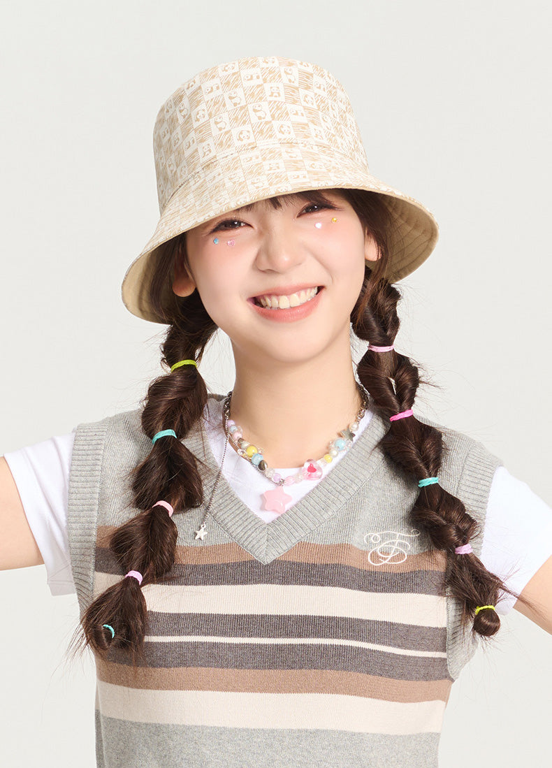 Cotton Bucket Hat | 100% Cotton Reversible Sun Hat with Panda Print for Men and Women