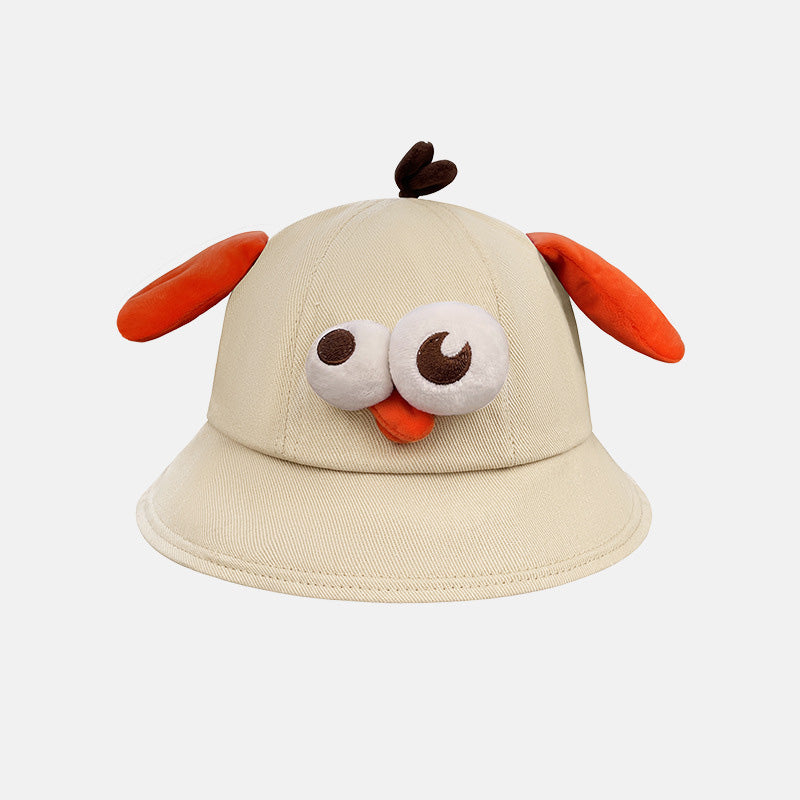 Funny Bucket Hat Cute Cartoon Fisherman Hat Fun Sun Protection Cap for Women