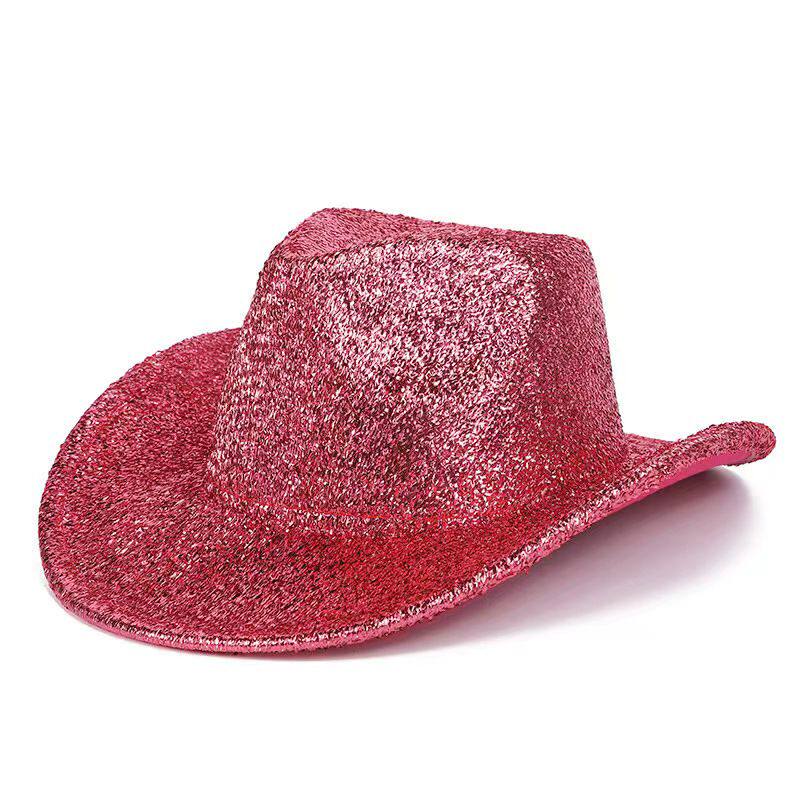 Gold Cowboy Hat Metallic Western Party Hat for Men & Women