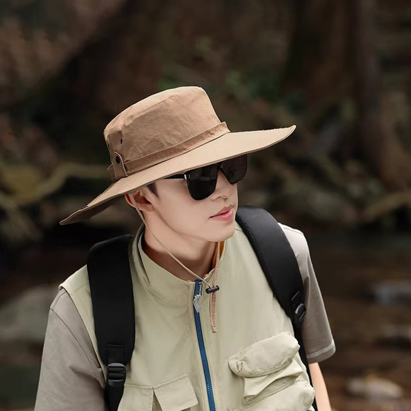 Lightweight Summer Bucket Hat for Men – Breathable Sun Hat for Outdoor, Beach, and Travel