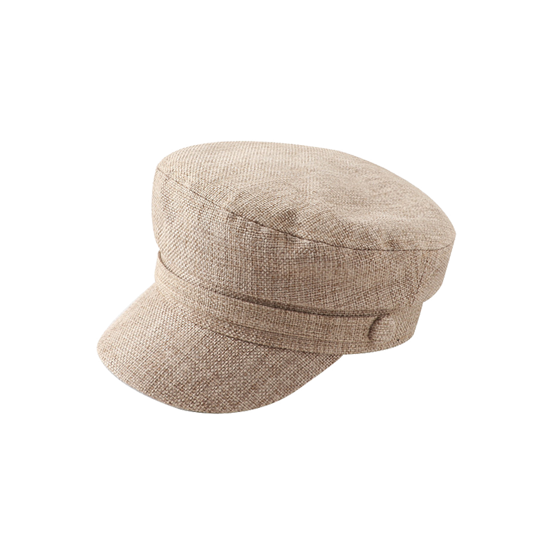 Newsboy Cap Womens Black Sun Hat with Adjustable Rope Summer FEIMANS