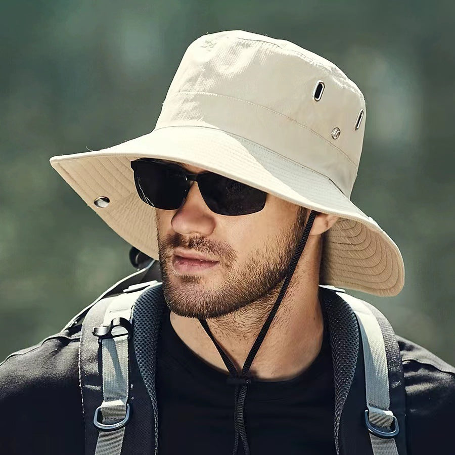 Oversized Bucket Hat for Men – Extra Large Waterproof Sun Hat for Big Heads, Lightweight Breathable Fishing Hat, Quick Dry Outdoor Bucket Hat for Large Head