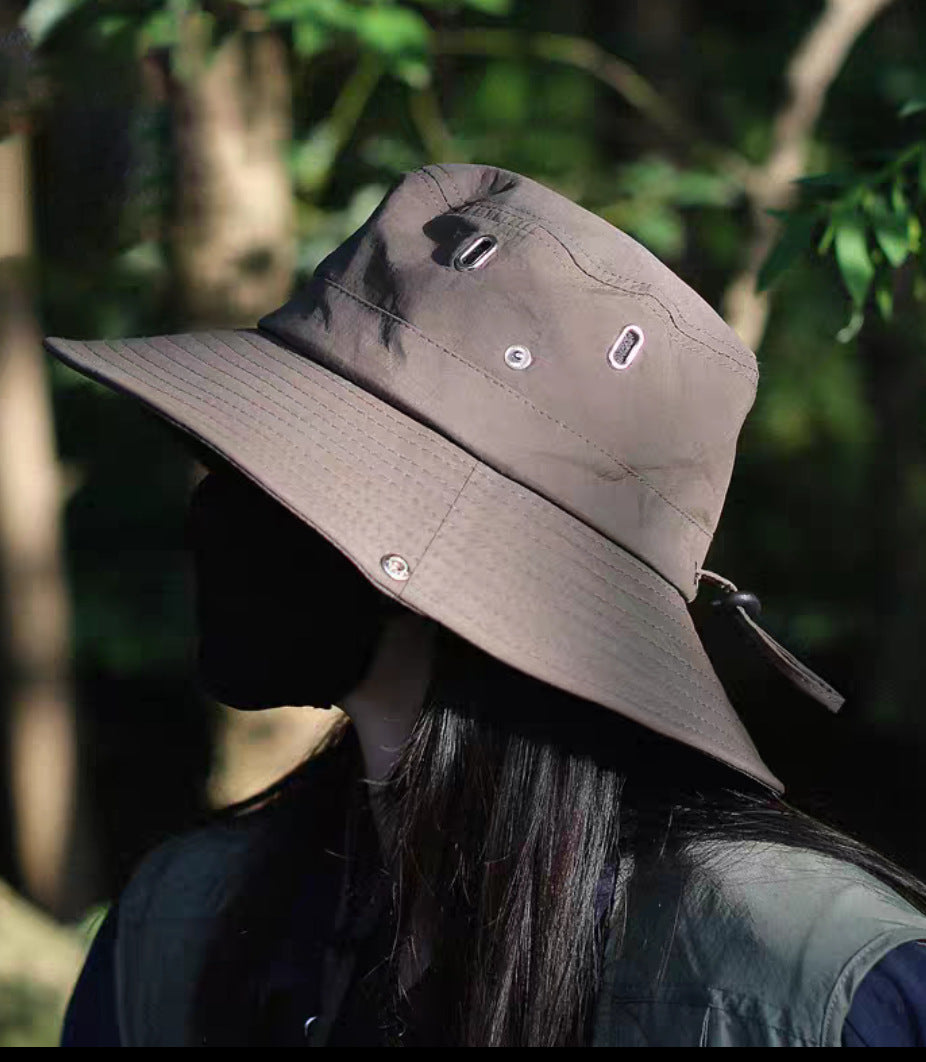 Oversized Bucket Hat for Men – Extra Large Waterproof Sun Hat for Big Heads, Lightweight Breathable Fishing Hat, Quick Dry Outdoor Bucket Hat for Large Head