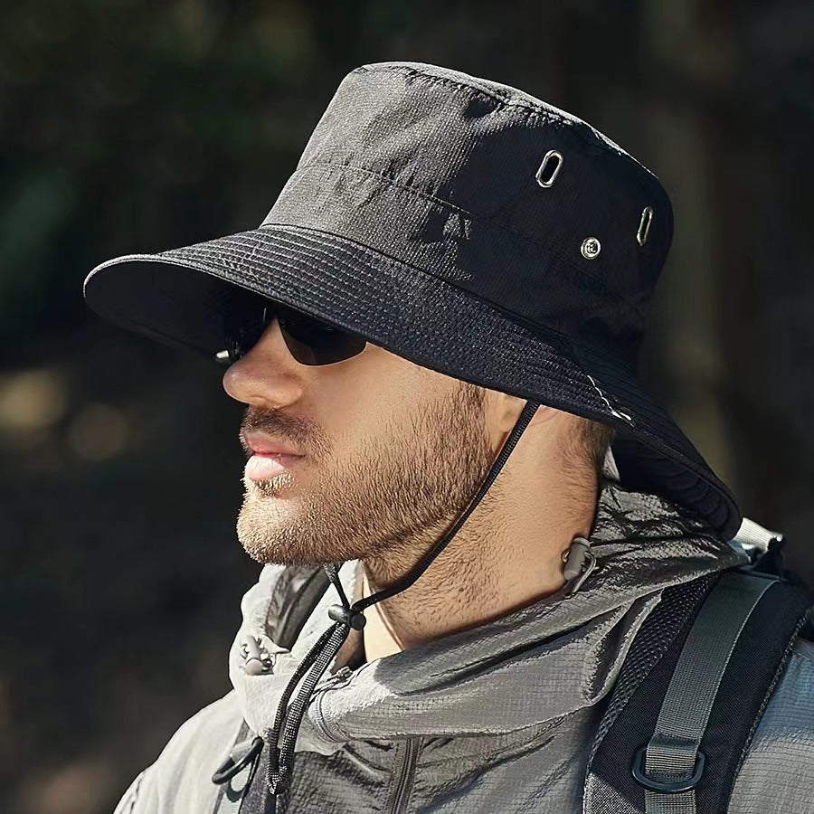 Oversized Bucket Hat for Men – Extra Large Waterproof Sun Hat for Big Heads, Lightweight Breathable Fishing Hat, Quick Dry Outdoor Bucket Hat for Large Head