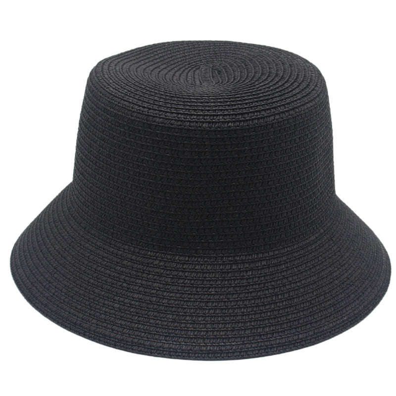 Packable Straw Bucket Hat – Lightweight Summer Sun Hat for Men Women