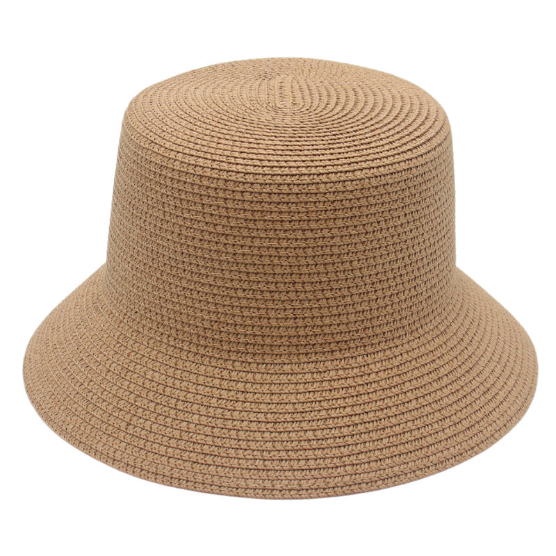 Packable Straw Bucket Hat – Lightweight Summer Sun Hat for Men Women