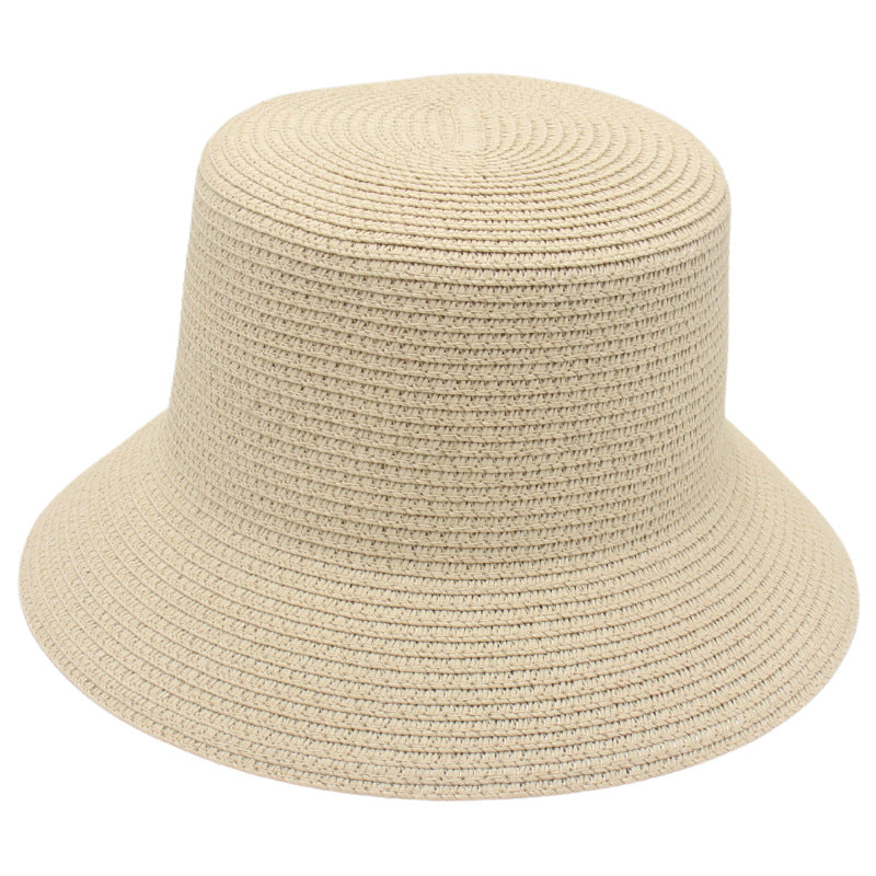 Packable Straw Bucket Hat – Lightweight Summer Sun Hat for Men Women