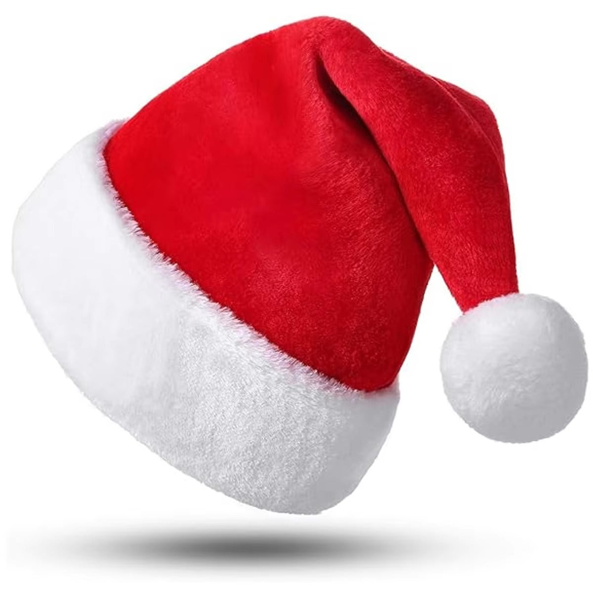 Oversized Big Santa Hat Extra Large Plush Holiday Cap for Large Heads