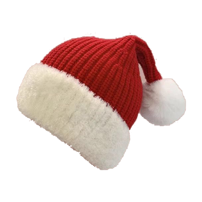 Baby Infant Santa Hat Knitted Toddler Christmas Beanie Winter Warm Red Cap