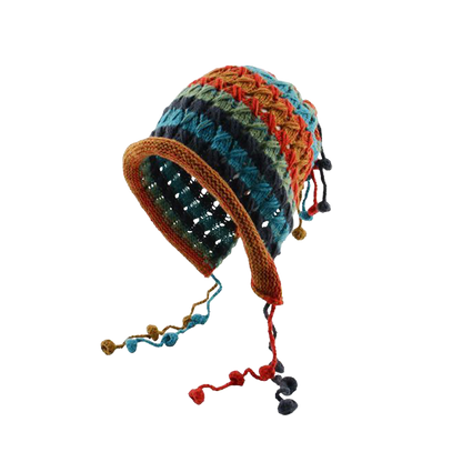 Colorful Beanie Multicolor Knit Winter Hat Soft Cozy Style Cap