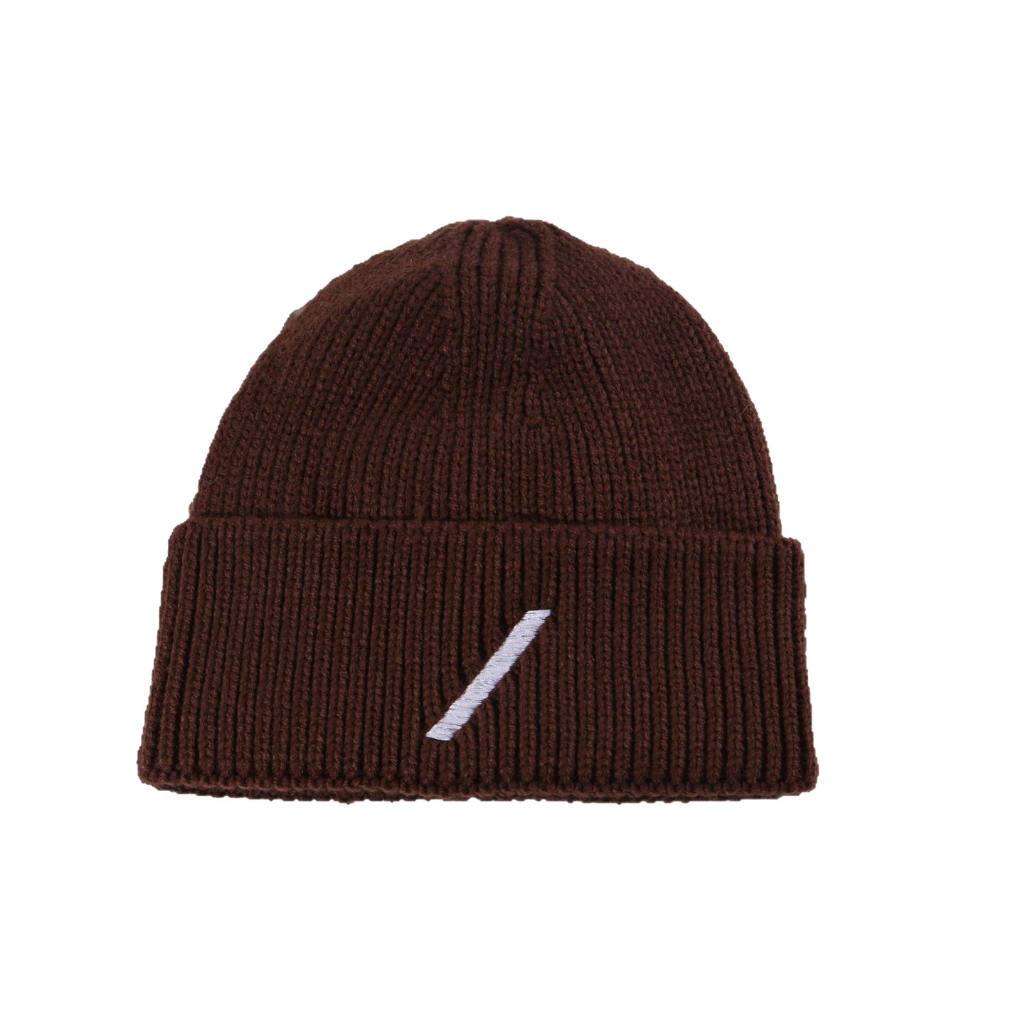 Brown Beanie Soft Knit Winter Hat Dark Brown Cap for Men Women