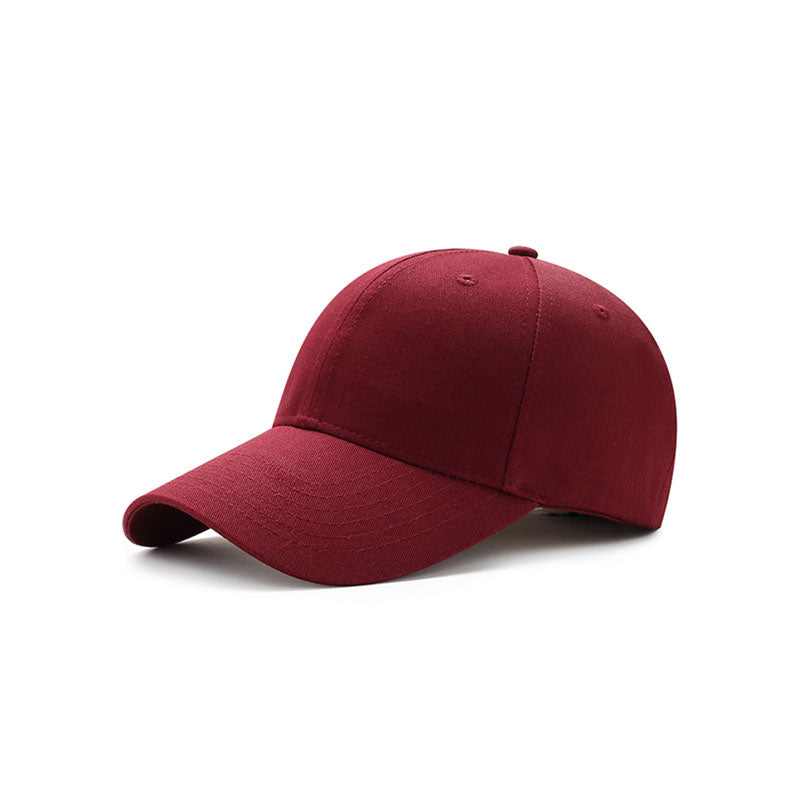 Red Baseball Cap Golf Hat for Men and Women Black