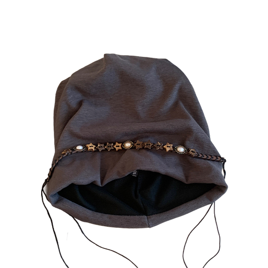 Vintage Beanie Retro Knit Winter Hat Classic Ski Style for Women