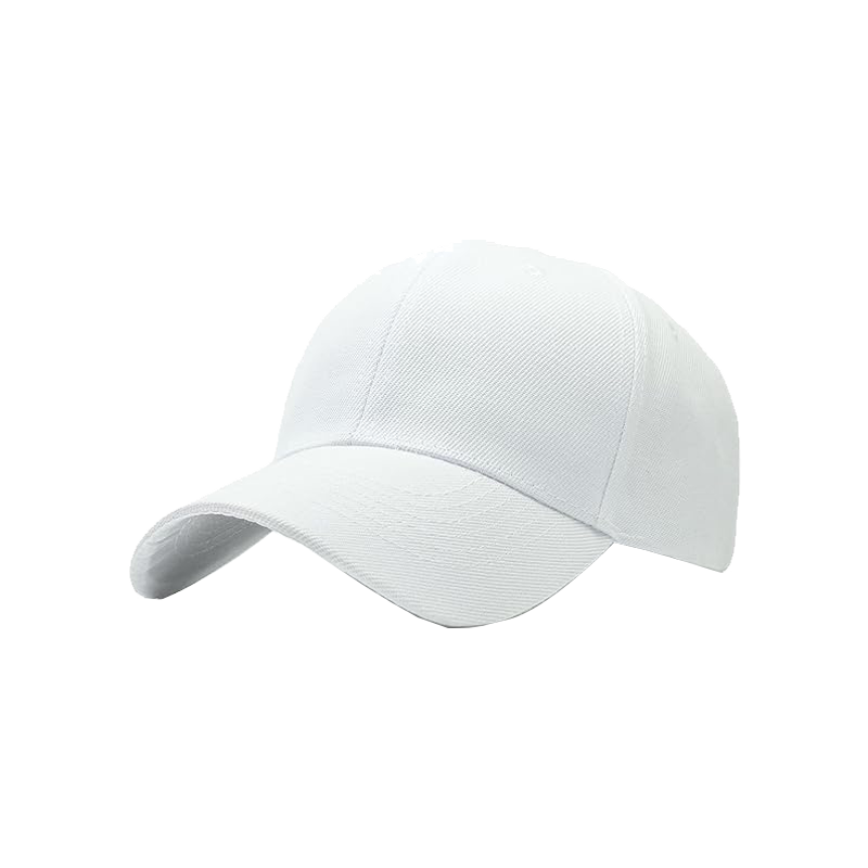 White Baseball Cap for Men and Women Adjustable Size for Running Workouts and Outdoor