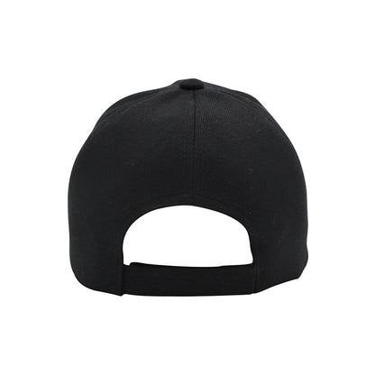 Black Baseball Cap Top Level Hat Men Women Classic Adjustable Plain Hat