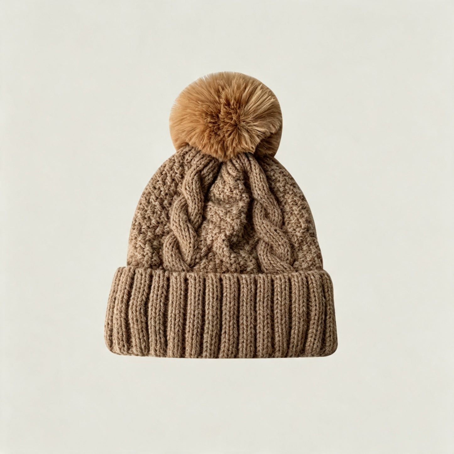 Burgundy Beanie Wool Knit Winter Hat Maroon Style for Men