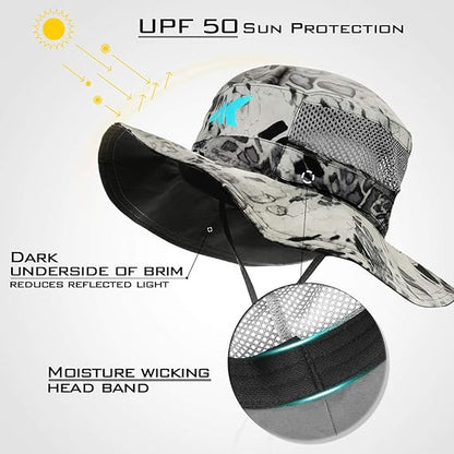 Sun Protection Hats for Men Women Bucket Hat UPF 50+ Hiking Beach Fishing Summer Safari