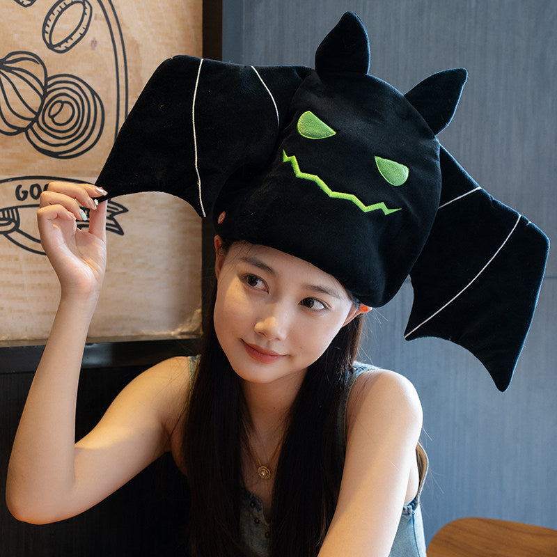 Adult Witch Hat Electric Bat Shape Crazy Halloween Costume Hat for Adults