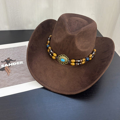 Australian Cowboy Hat | Vintage Western Wide Brim Sun Hat for Men & Women