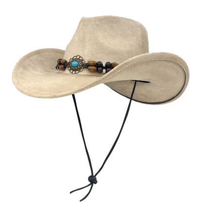 Australian Cowboy Hat | Vintage Western Wide Brim Sun Hat for Men & Women