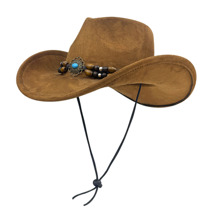 Australian Cowboy Hat | Vintage Western Wide Brim Sun Hat for Men & Women