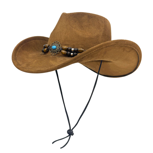 Australian Cowboy Hat | Vintage Western Wide Brim Sun Hat for Men & Women