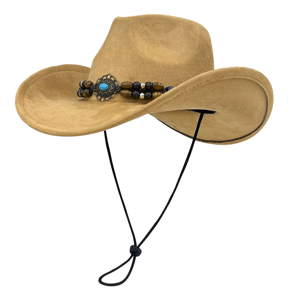 Australian Cowboy Hat | Vintage Western Wide Brim Sun Hat for Men & Women