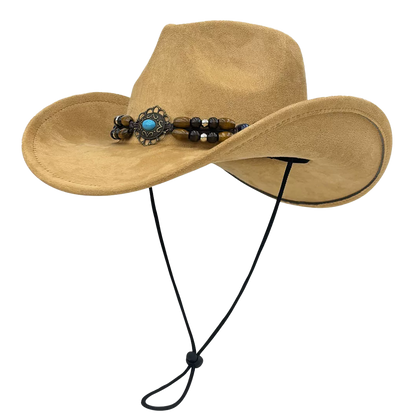 Australian Cowboy Hat | Vintage Western Wide Brim Sun Hat for Men & Women