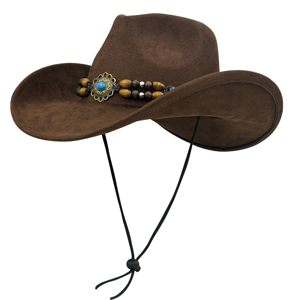 Australian Cowboy Hat | Vintage Western Wide Brim Sun Hat for Men & Women