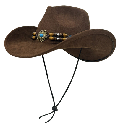 Australian Cowboy Hat | Vintage Western Wide Brim Sun Hat for Men & Women
