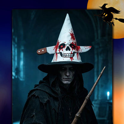Costume Hat Electric Skull Hat with Moving Top, Halloween Costume Accessory