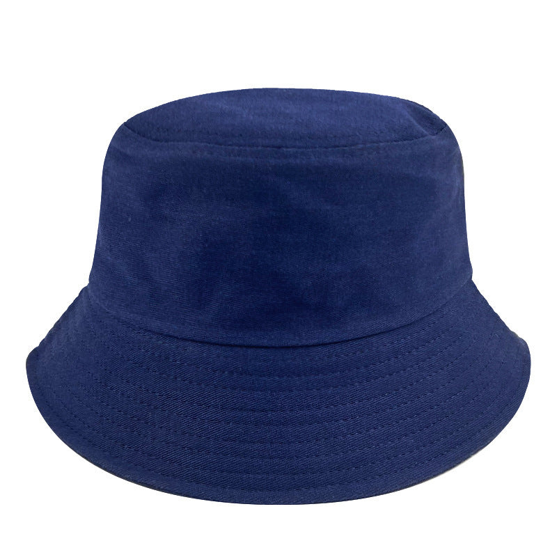 Custom Bucket Hat – Cotton Plain Color Sun Hat for Men & Women with Logo Customization
