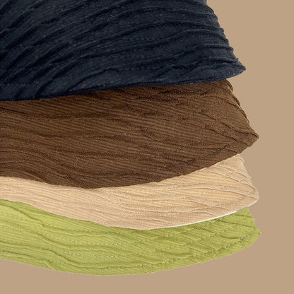 Designer Mens Bucket Hats | Unique Double-Sided Fashion Wave Pattern Sun Hat