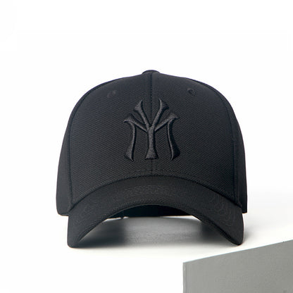 Embroidered Baseball Cap Blank Personalized Headwear Men Black Hat