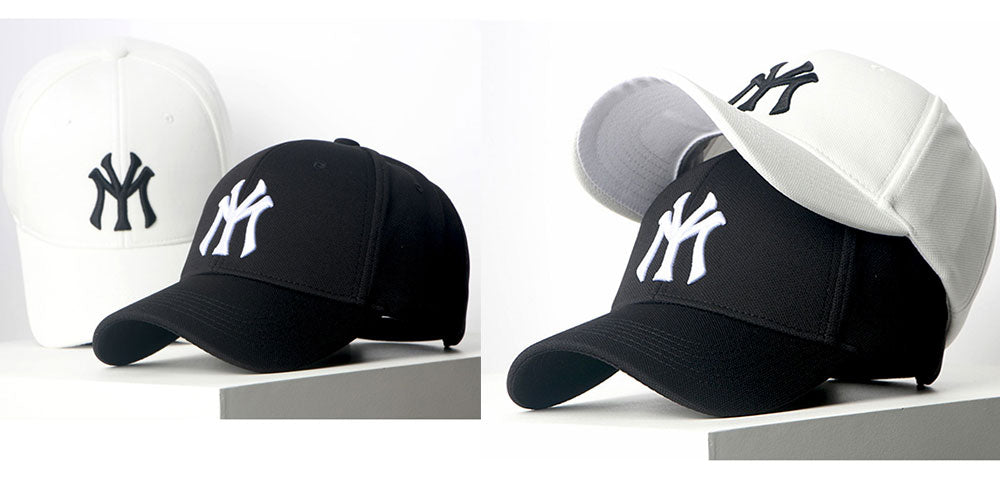 Embroidered Baseball Cap Blank Personalized Headwear Men Black Hat