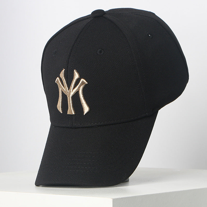 Embroidered Baseball Cap Blank Personalized Headwear Men Black Hat