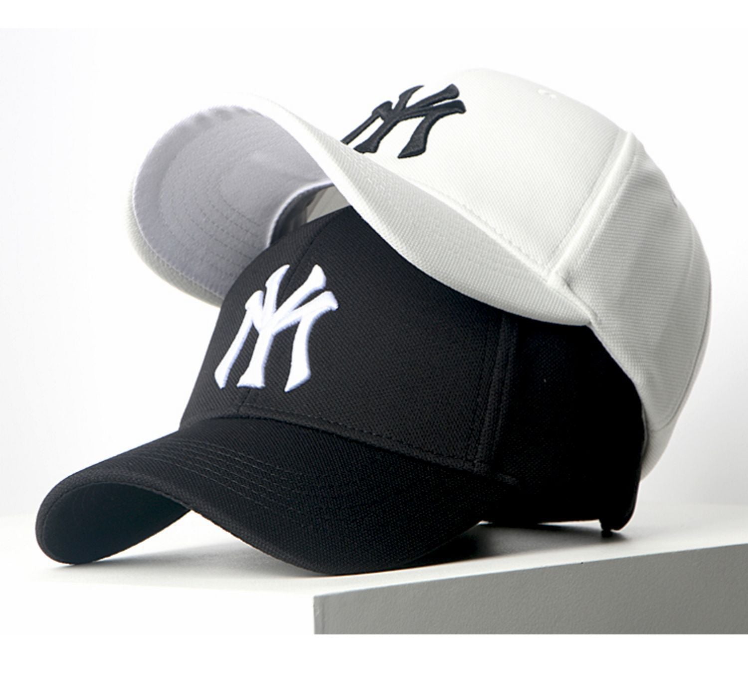 Embroidered Baseball Cap Blank Personalized Headwear Men Black Hat