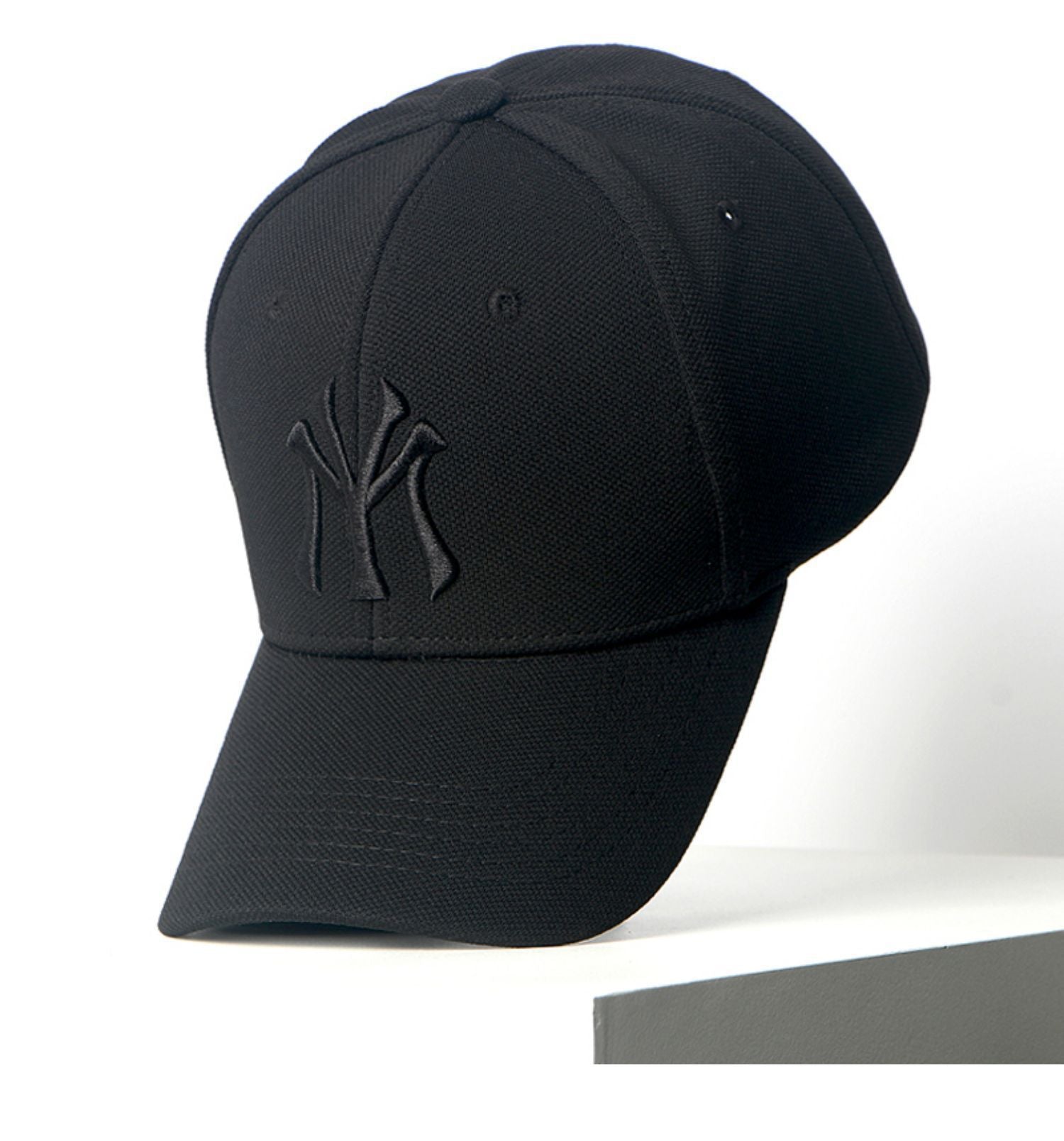 Embroidered Baseball Cap Blank Personalized Headwear Men Black Hat