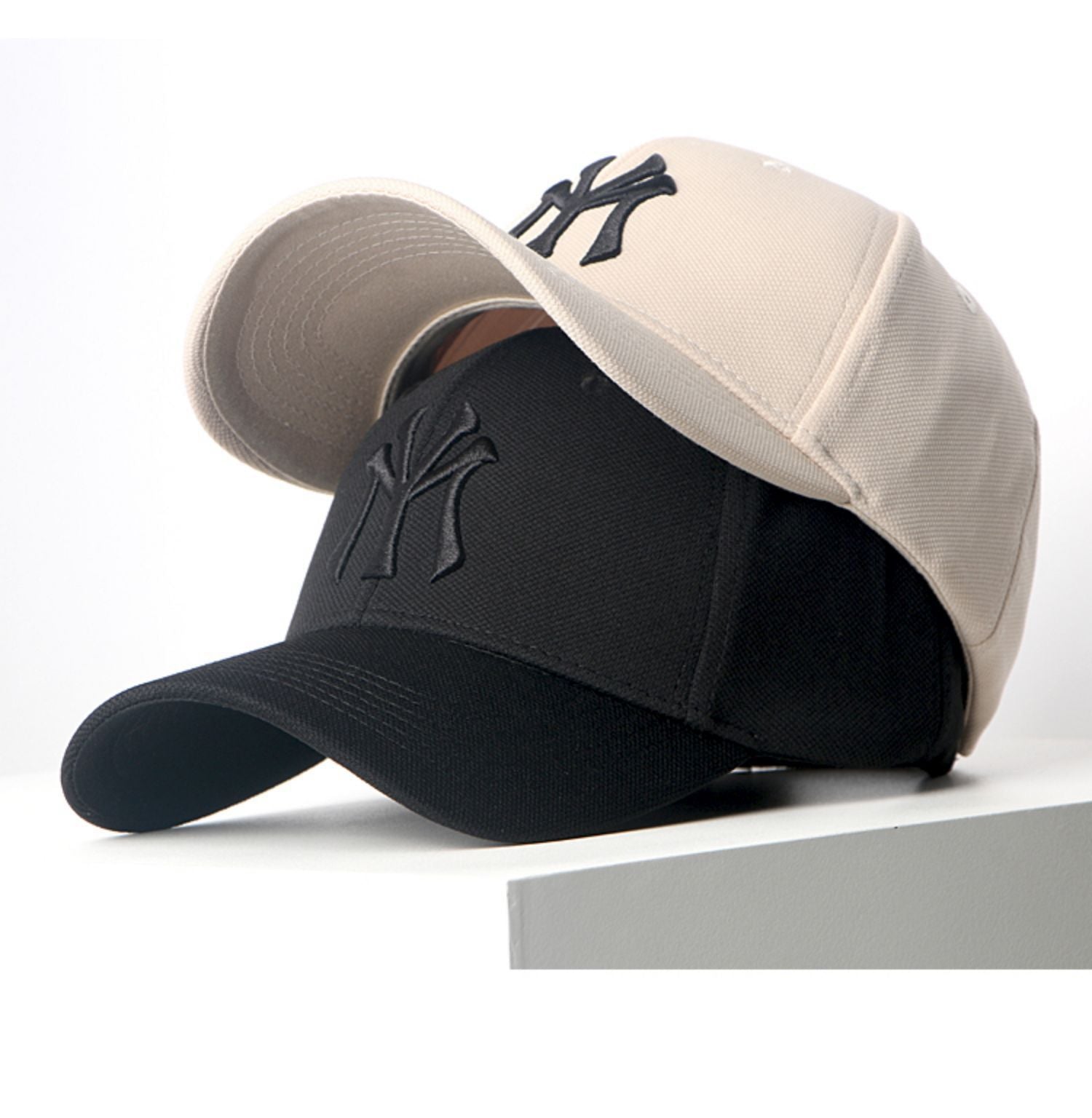Embroidered Baseball Cap Blank Personalized Headwear Men Black Hat