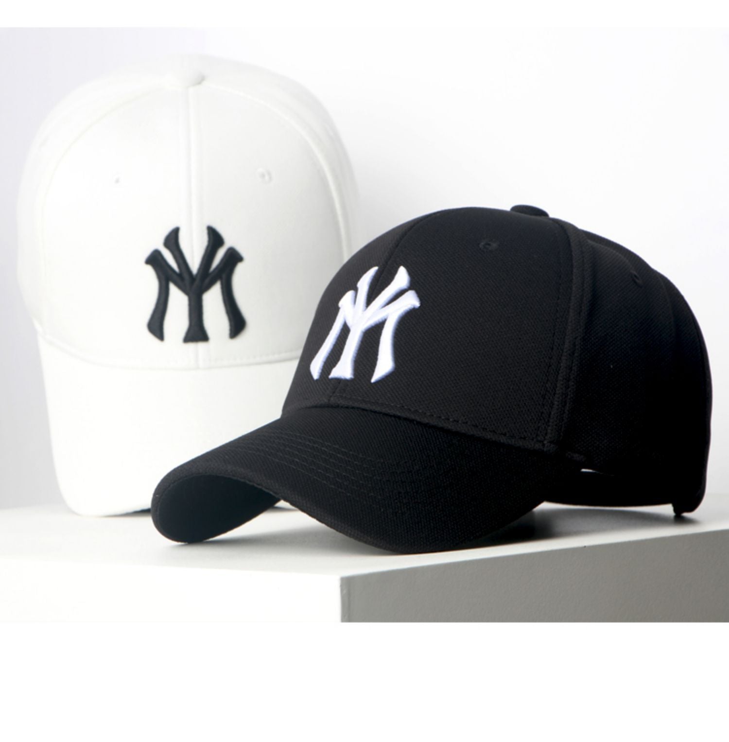Embroidered Baseball Cap Blank Personalized Headwear Men Black Hat