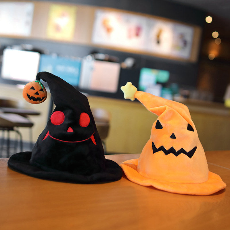 Funny Hat with Moving Light-Up Top Halloween Witch Costume Hat for Adults & Kids