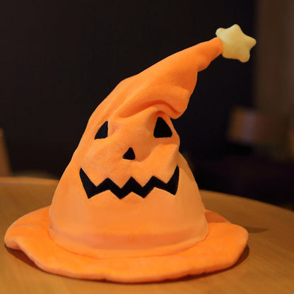 Funny Hat with Moving Light-Up Top Halloween Witch Costume Hat for Adults & Kids