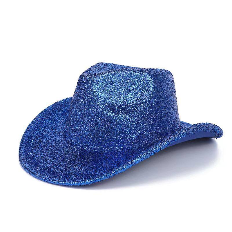 Gold Cowboy Hat Metallic Western Party Hat for Men & Women