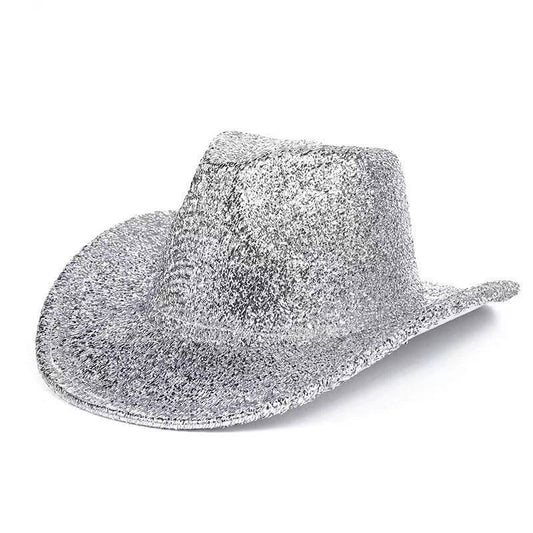 Gold Cowboy Hat Metallic Western Party Hat for Men & Women