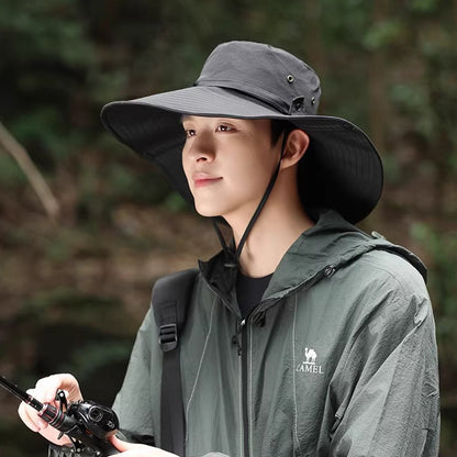 Lightweight Summer Bucket Hat for Men – Breathable Sun Hat for Outdoor, Beach, and Travel